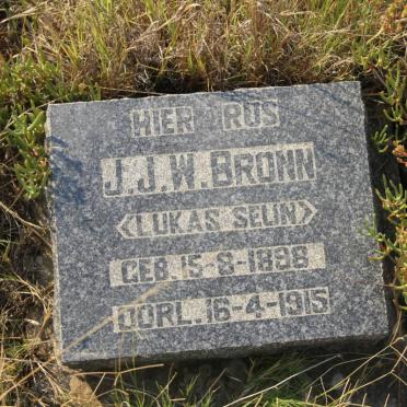 BRONN J.J.W. 1896-1915