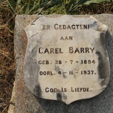 BARRY Carel 1854-1937