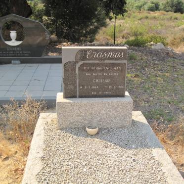 ERASMUS Chrissie 1948-19?4
