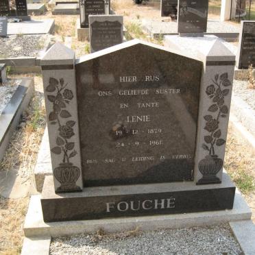 FOUCHÉ Lenie 1879-1961