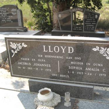 LLOYD Jacobus Johannes 1913-1978 &amp; Sophia Amalia C. 1915-1978