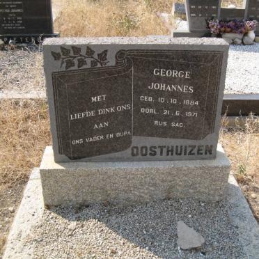 OOSTHUIZEN George Johannes 1884-1971