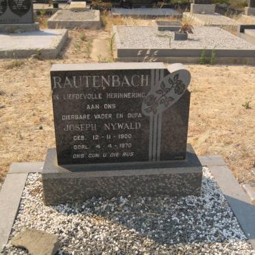 RAUTENBACH Joseph Nywald 1900-1970