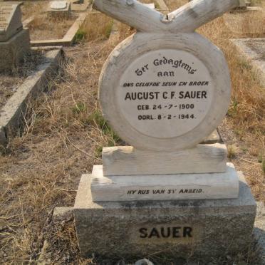 SAUER August C.F. 1900-1944