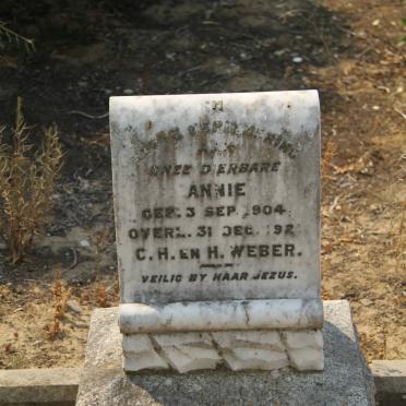WEBER Annie 1904-192?