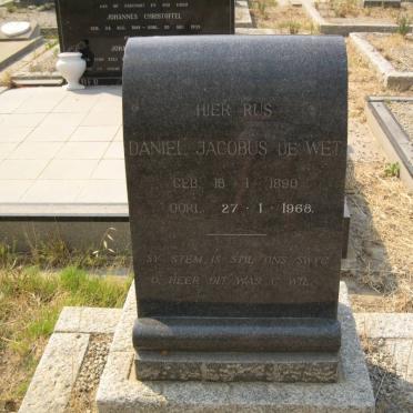 WET Daniel Jacobus, de 1890-1968