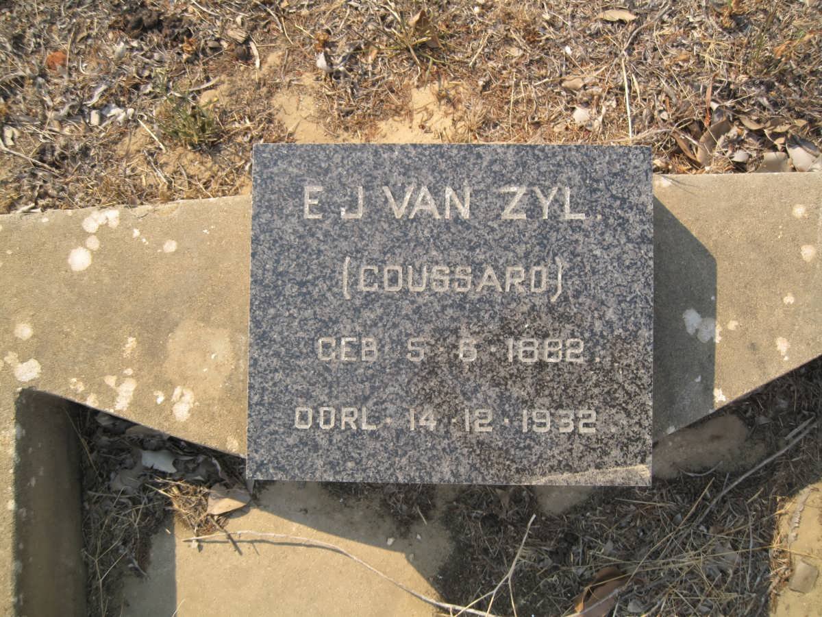 ZYL E.J., van nee GOUSSARD 1882-1932