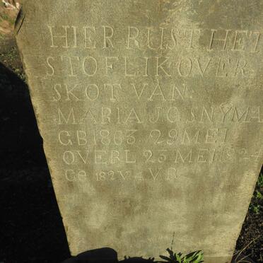 SNYMAN Maria J.C. 1863-1924