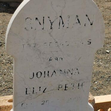 SNYMAN Johanna Elizabeth 1907-1985