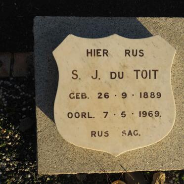 TOIT S.J., du 1889-1969
