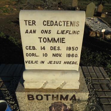 BOTHMA Tommie 1950-1960