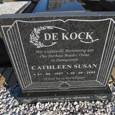 KOCK Cathleen Susan, de 1927-2005