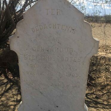 BOTES Gerhardus Stefanus 1826-1909