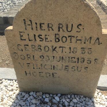 BOTHMA Elise 1935-1938