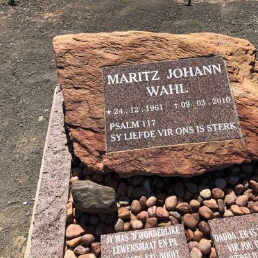 WAHL Maritz Johann 1961-2010