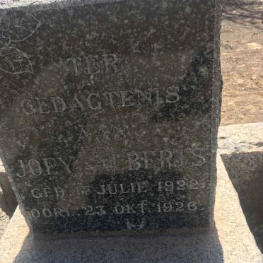 ALBERTS Joey 1922-1926