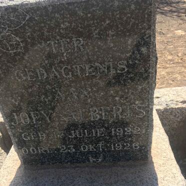 ALBERTS Joey 1922-1926