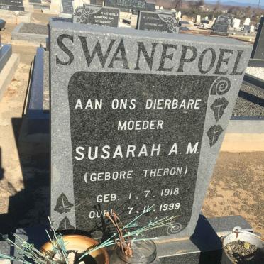 SWANEPOEL Susarah A.M. nee THERON 1918-1999