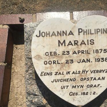 MARAIS Johanna Philipina 1875-1938