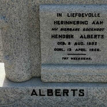 ALBERTS Hendrik 1892-1956