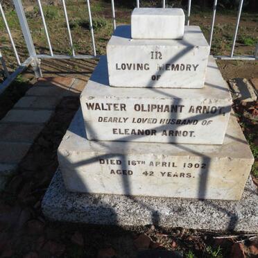 ARNOT Walter Oliphant -1902