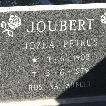 JOUBERT Jozua Petrus 1902-1979