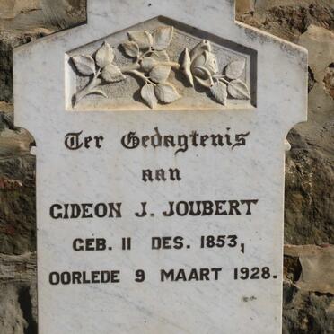 JOUBERT Gideon J. 1853-1928