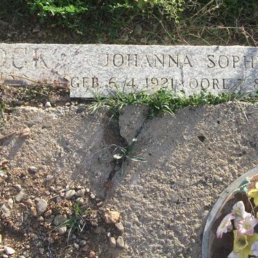 KOCK Johanna Sophia, de 1921-1969