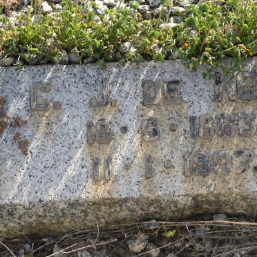 KOCK C.J., de 1863-1897