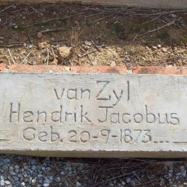 ZYL Hendrik Jacobus, van 1873-