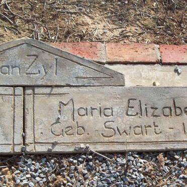 ZYL Abraham Petrus, van 1942-  &amp; Maria Elizabeth SWART 1843- 