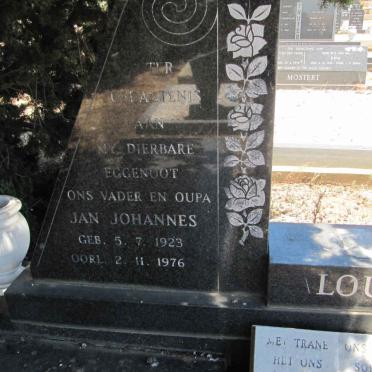 LOUW Jan Johannes 1923-1976