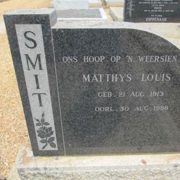 SMIT Matthys Louis 1913-1958