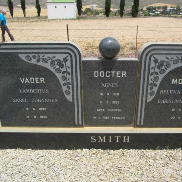 SMITH Lambertus Sarel Johannes 1880-1925 &amp; Helena Berendina Christina HANEKOM 1884-1968 :: SMITH Agnes 1918-1935