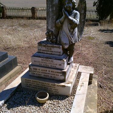 Western Cape, MOORREESBURG district, Beesjesfontyn 340, Bittersfontein farm cemetery