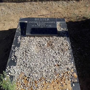 BESTER Jacobus Johannes 1972-1972 :: BESTER Francina 1972-1972