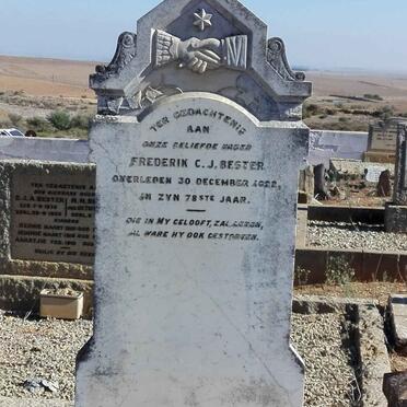 BESTER Frederik C.J. ?-1922