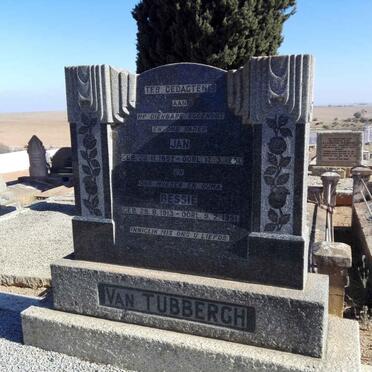 TUBBERGH Jan, van 1897-1951 & Bessie 1913-1991