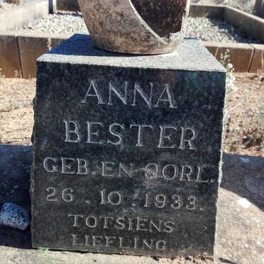 BESTER Anna 1933-1933