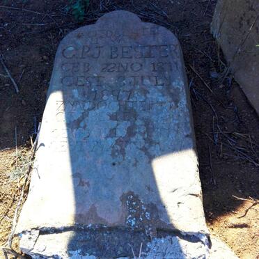 BESTER C.P.J. 1871-1897 :: BESTER C.P.J. 1897-1899