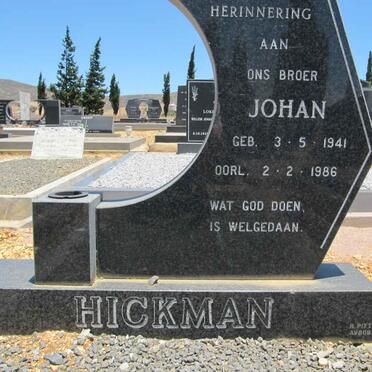 HICKMAN Johan 1941-1986