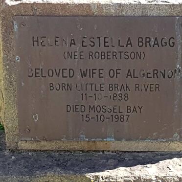 BRAGG Helena Estella nee ROBERTSON 1888-1987