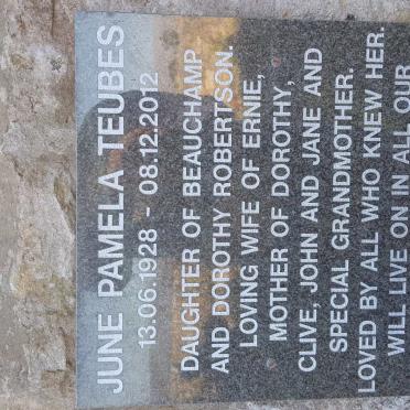 TEUBES June Pamela 1928-2012