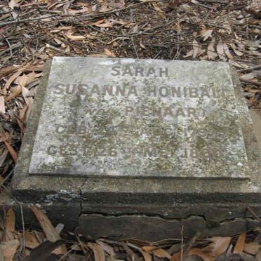 HONIBALL Sarah Susanna nee PIENAAR 1797-1890