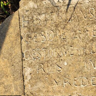 JANSEN Hester 1890-1968