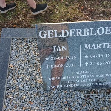GELDERBLOEM Jan 1916-2011 & Martha 1917-2012