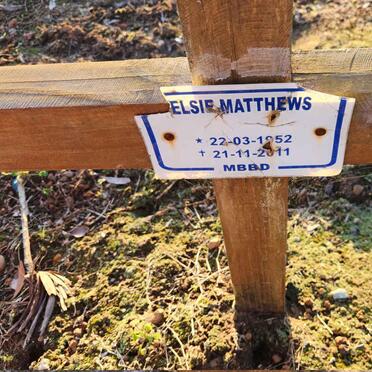 MATTHEWS Elsie 1952-2011