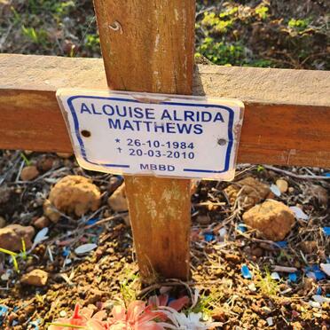 MATTHEWS Alouise Alrida 1984-2010