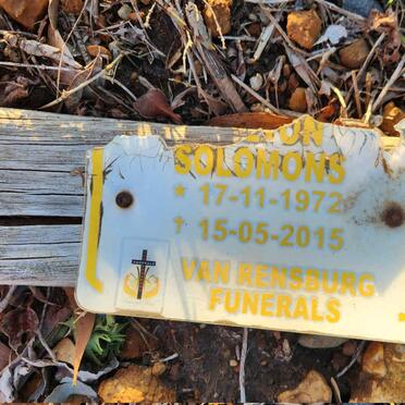 SOLOMONS ? 1972-2015