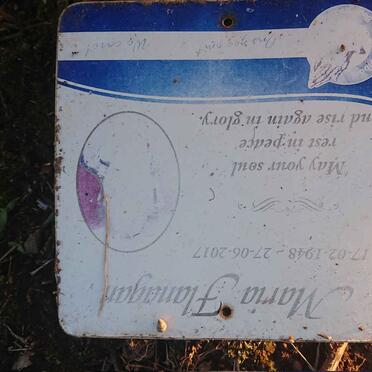 FLANAGAN Maria 1948-2017